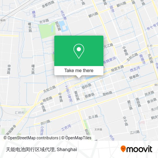 天能电池闵行区域代理 map