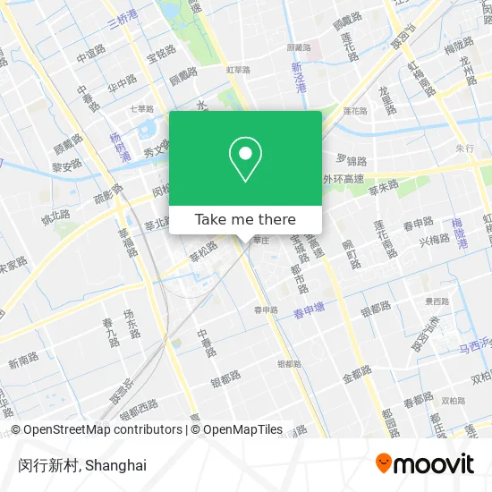 闵行新村 map