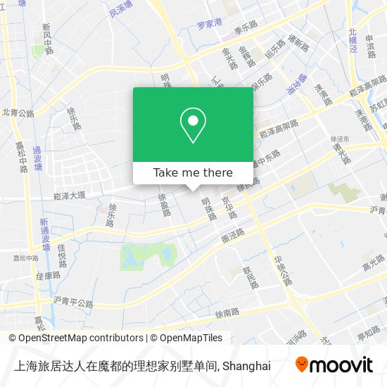 上海旅居达人在魔都的理想家别墅单间 map