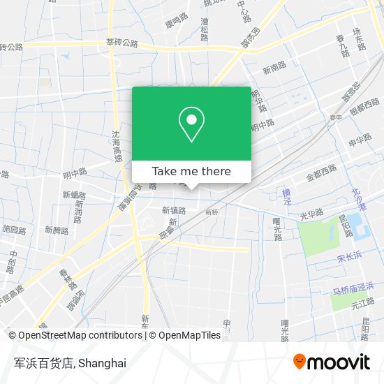 军浜百货店 map