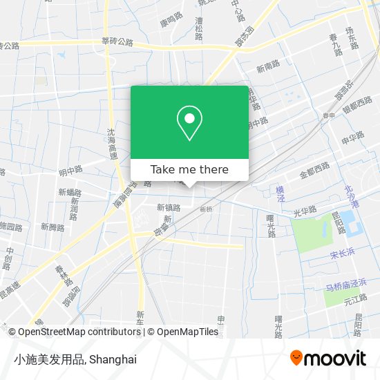 小施美发用品 map