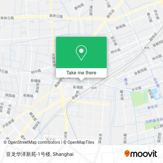 亚龙华泽新苑-1号楼 map