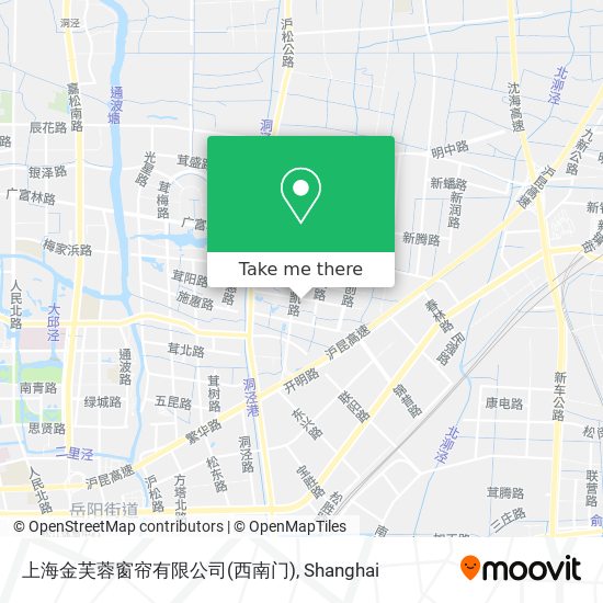 上海金芙蓉窗帘有限公司(西南门) map