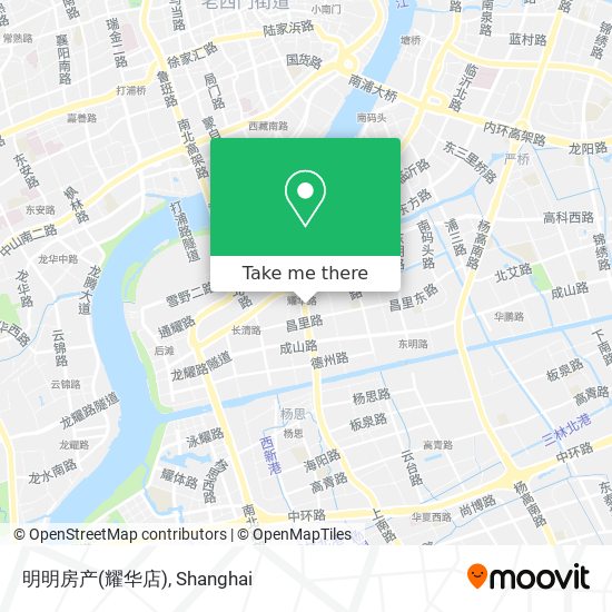 明明房产(耀华店) map
