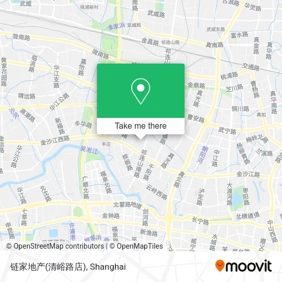 链家地产(清峪路店) map