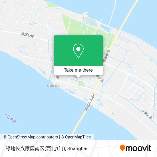 绿地长兴家园南区(西北1门) map