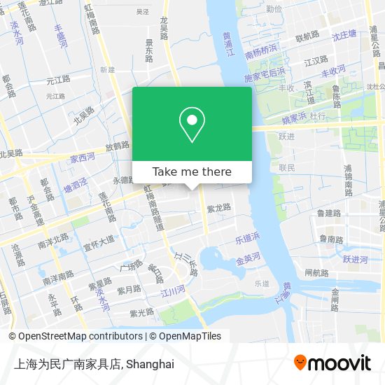 上海为民广南家具店 map