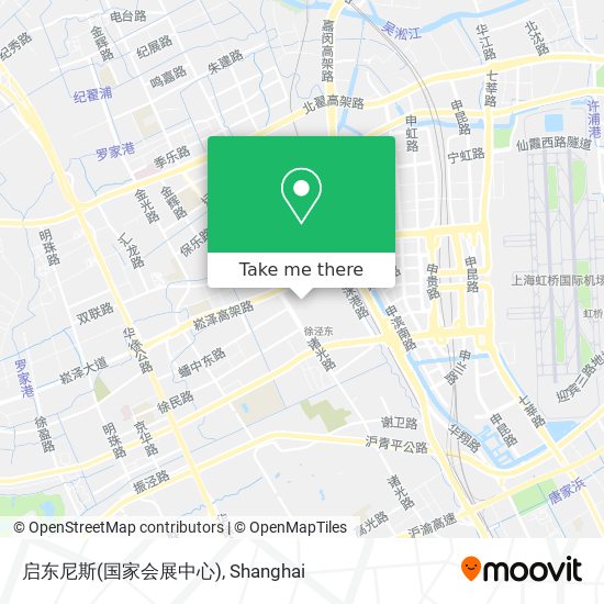 启东尼斯(国家会展中心) map
