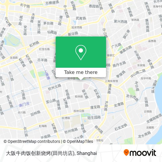 大阪牛肉饭创新烧烤(田尚坊店) map