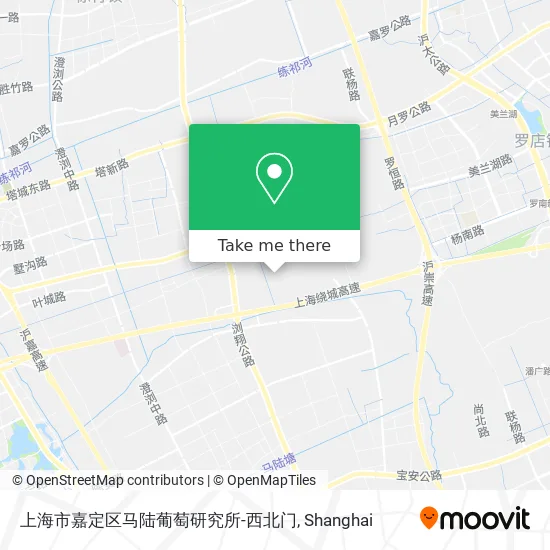 上海市嘉定区马陆葡萄研究所-西北门 map