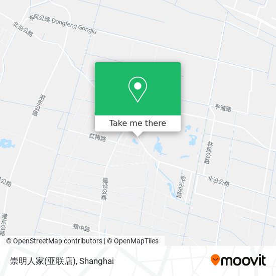 崇明人家(亚联店) map