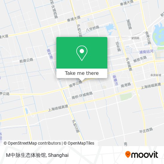 M中脉生态体验馆 map