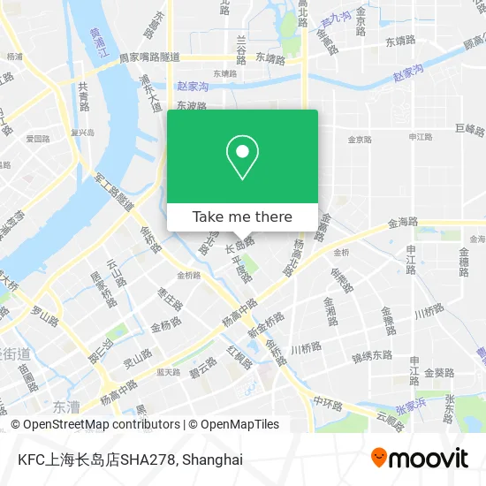KFC上海长岛店SHA278 map
