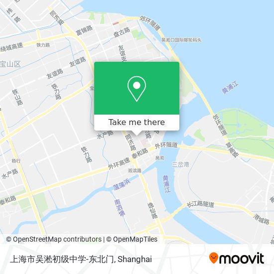 上海市吴淞初级中学-东北门 map