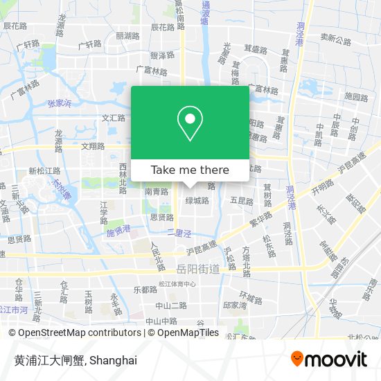 黄浦江大闸蟹 map