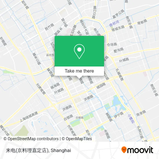 来电(京料理嘉定店) map