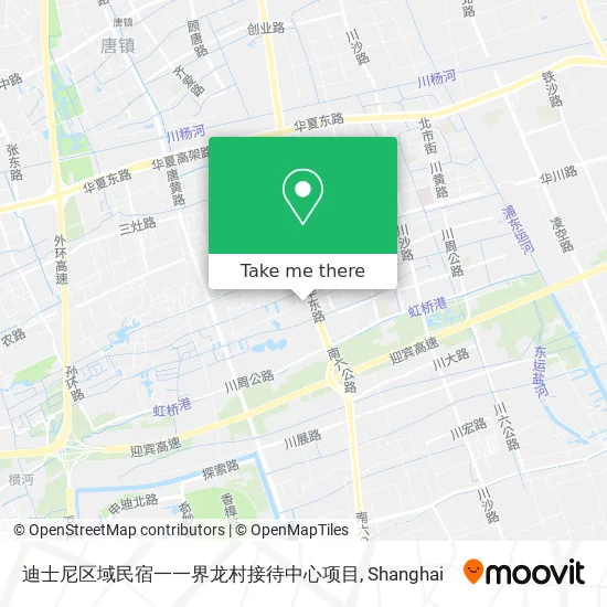 迪士尼区域民宿一一界龙村接待中心项目 map