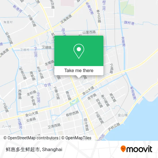 鲜惠多生鲜超市 map