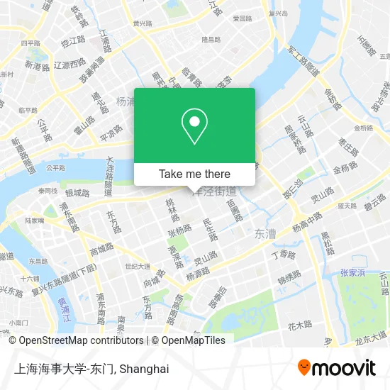 上海海事大学-东门 map
