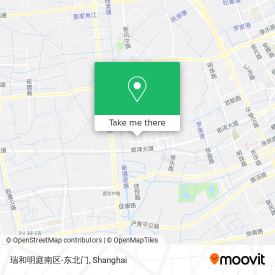 瑞和明庭南区-东北门 map