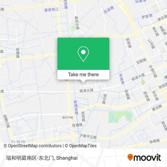 瑞和明庭南区-东北门 map