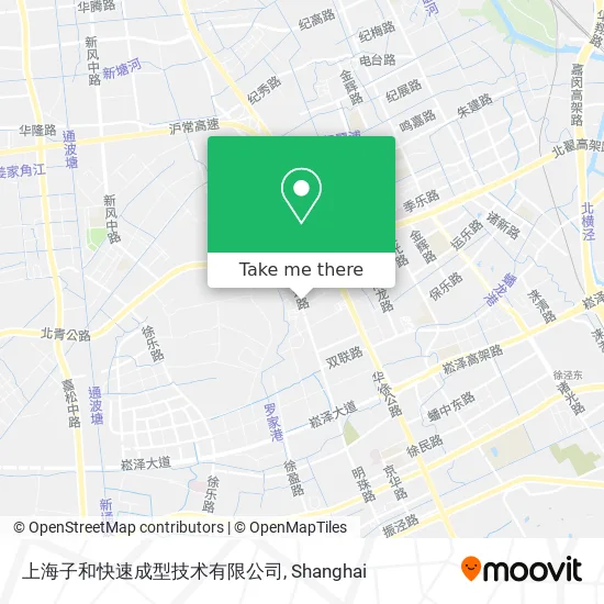 上海子和快速成型技术有限公司 map
