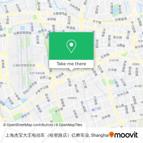 上海杰宝大王电动车（哈密路店）亿桦车业 map