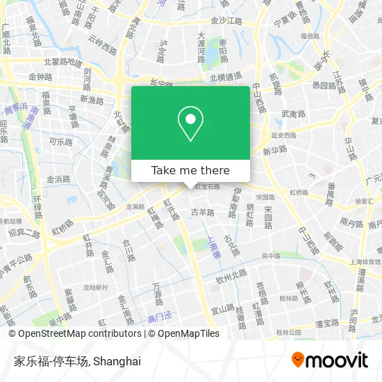 家乐福-停车场 map