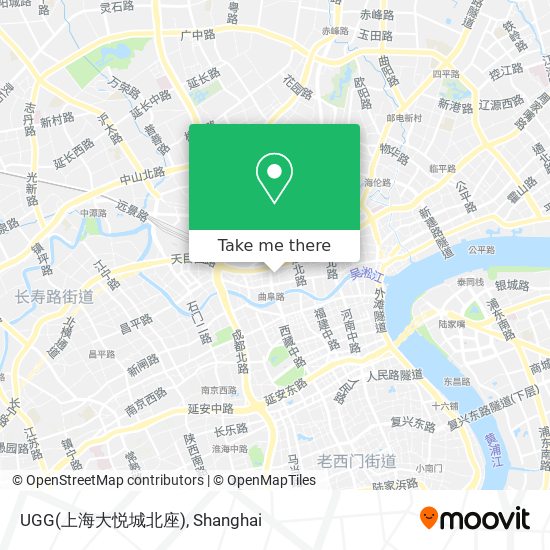 UGG(上海大悦城北座) map