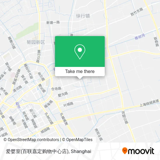 爱婴室(百联嘉定购物中心店) map