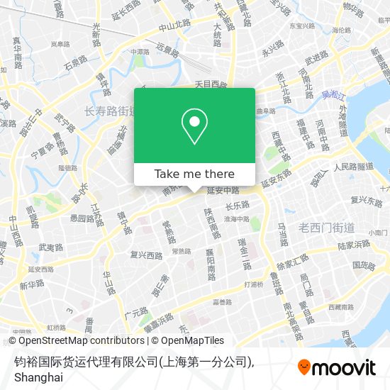 钧裕国际货运代理有限公司(上海第一分公司) map