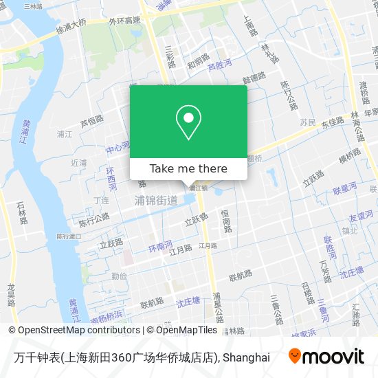 万千钟表(上海新田360广场华侨城店店) map
