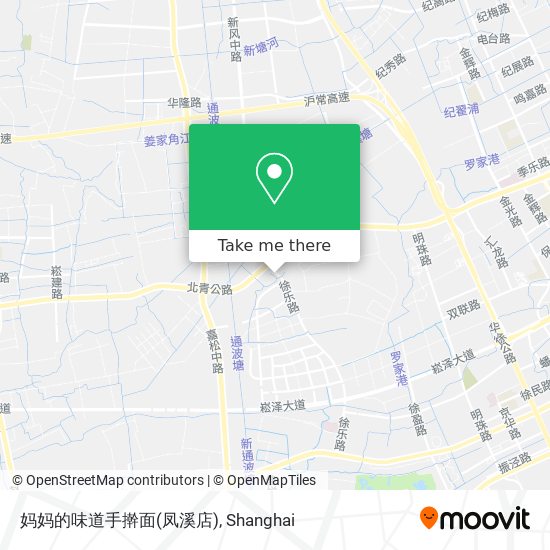妈妈的味道手擀面(凤溪店) map