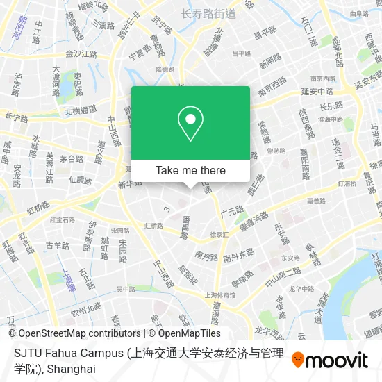 SJTU Fahua Campus (上海交通大学安泰经济与管理学院) map
