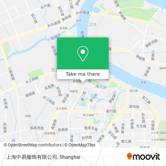 上海中易服饰有限公司 map