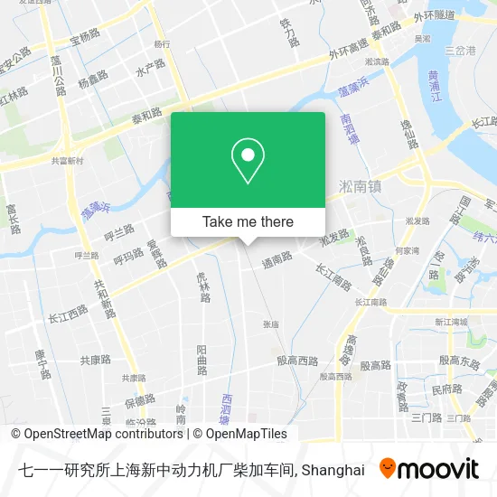 七一一研究所上海新中动力机厂柴加车间 map