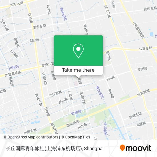 长丘国际青年旅社(上海浦东机场店) map