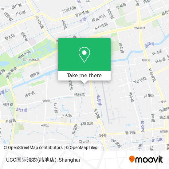 UCC国际洗衣(纬地店) map