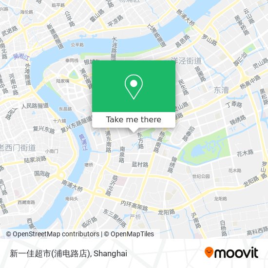新一佳超市(浦电路店) map
