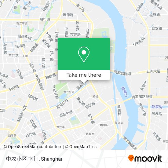 中农小区-南门 map