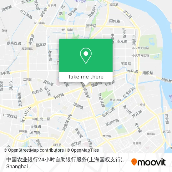 中国农业银行24小时自助银行服务(上海国权支行) map