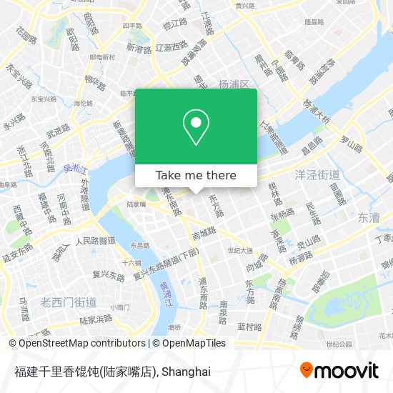 福建千里香馄饨(陆家嘴店) map