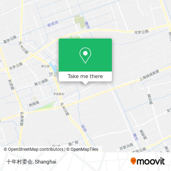 十年村委会 map