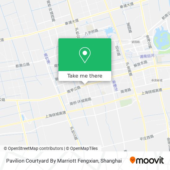 Pavilion Courtyard By Marriott Fengxian map