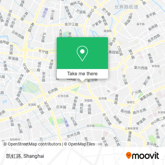 凯虹路 map