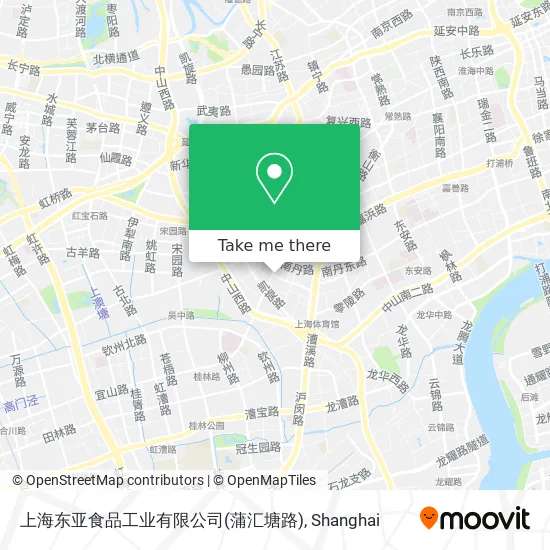 上海东亚食品工业有限公司(蒲汇塘路) map
