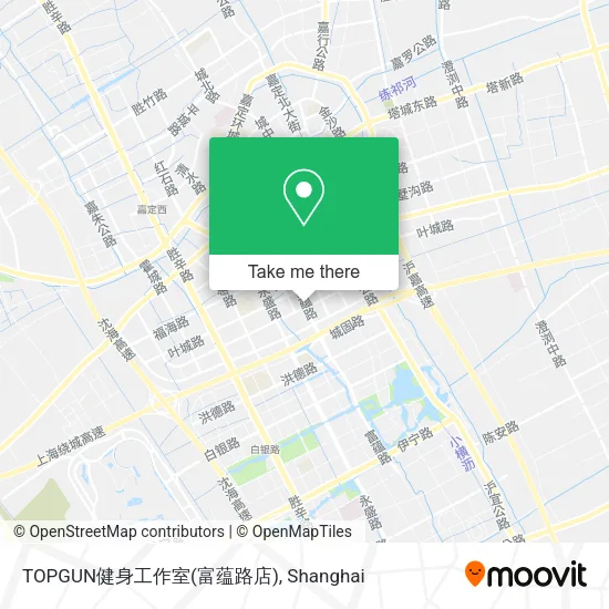 TOPGUN健身工作室(富蕴路店) map