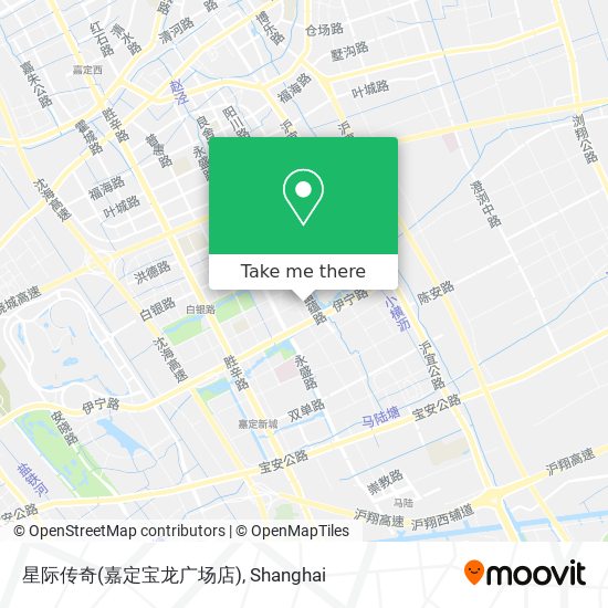 星际传奇(嘉定宝龙广场店) map