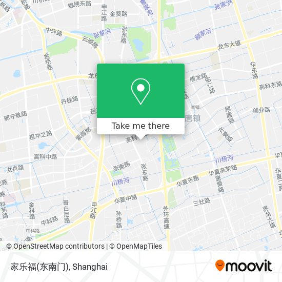 家乐福(东南门) map