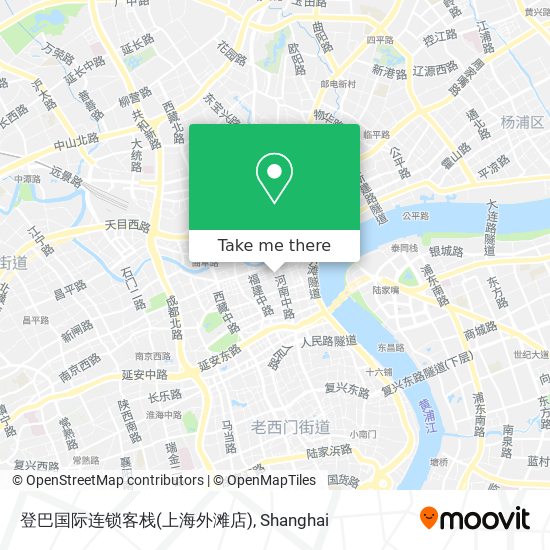 登巴国际连锁客栈(上海外滩店) map